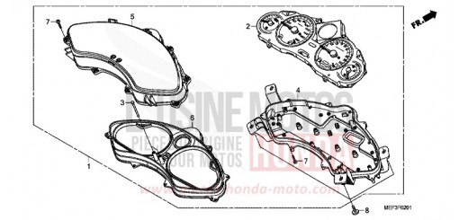 SPEEDOMETER (FJS400D9/FJS400A) FJS400A9 de 2009